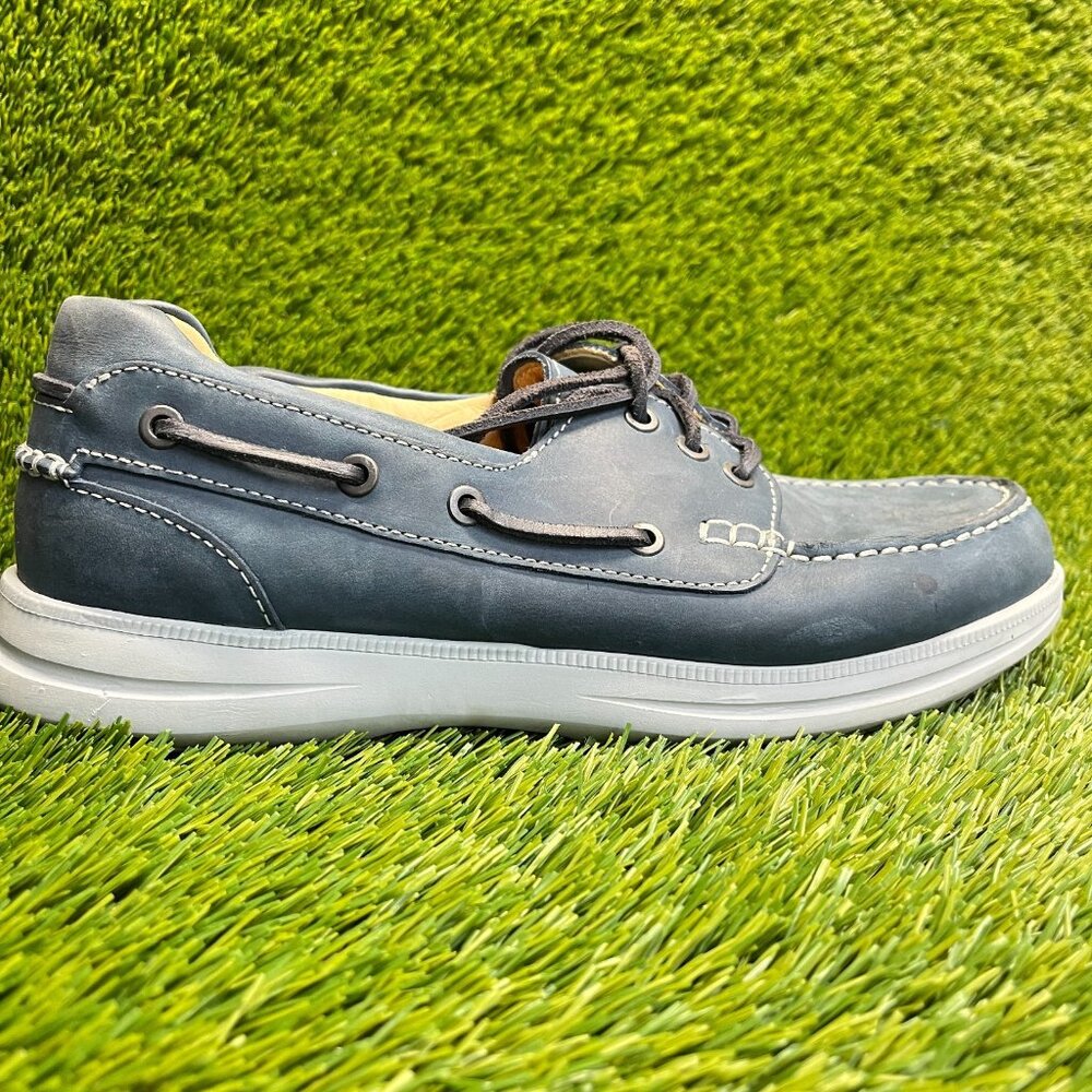 Samuel Hubbard New Endeavor Mens Size 9.5 Blue Casual Classic Leather Boat Shoes